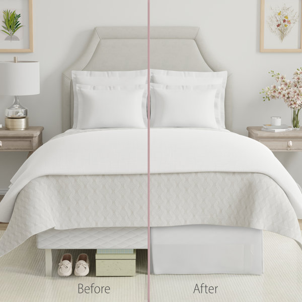 Ophelia & Co. Rolande Wraparound Tailored 14" Bed Skirt & Reviews Wayfair